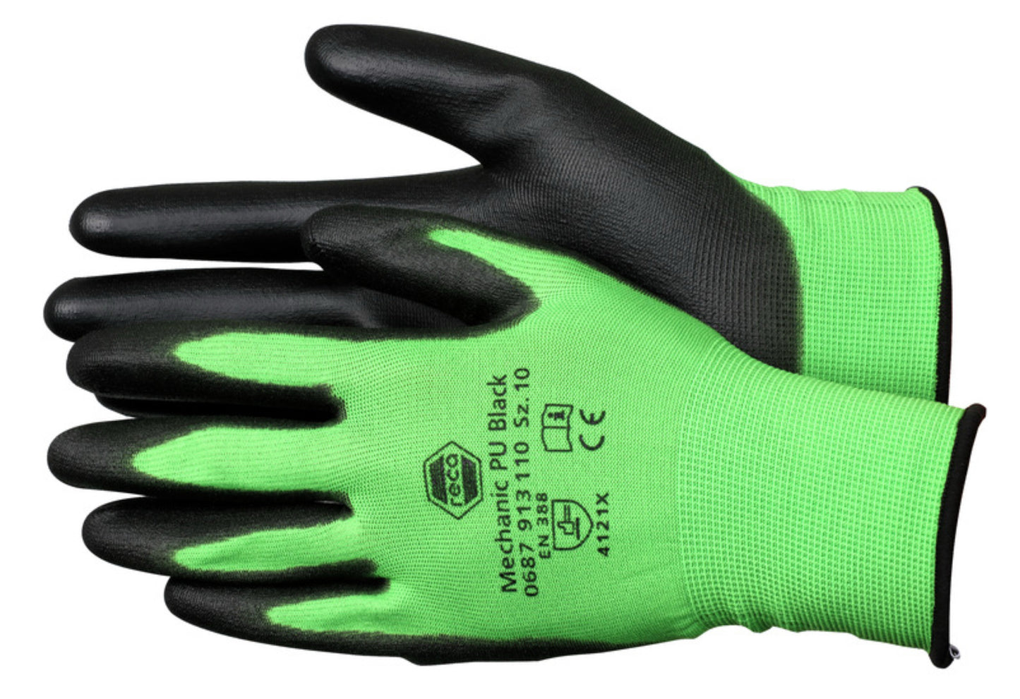 12x Reca - Mechanic PU Black Mechanikerhandschuhe