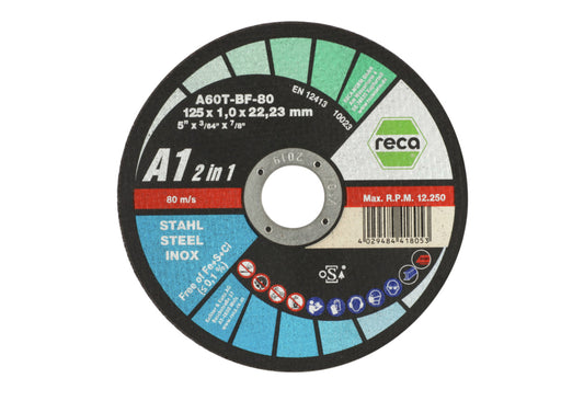 Reca - A1 2in1 Trennscheibe 1,0 - 1,8 mm