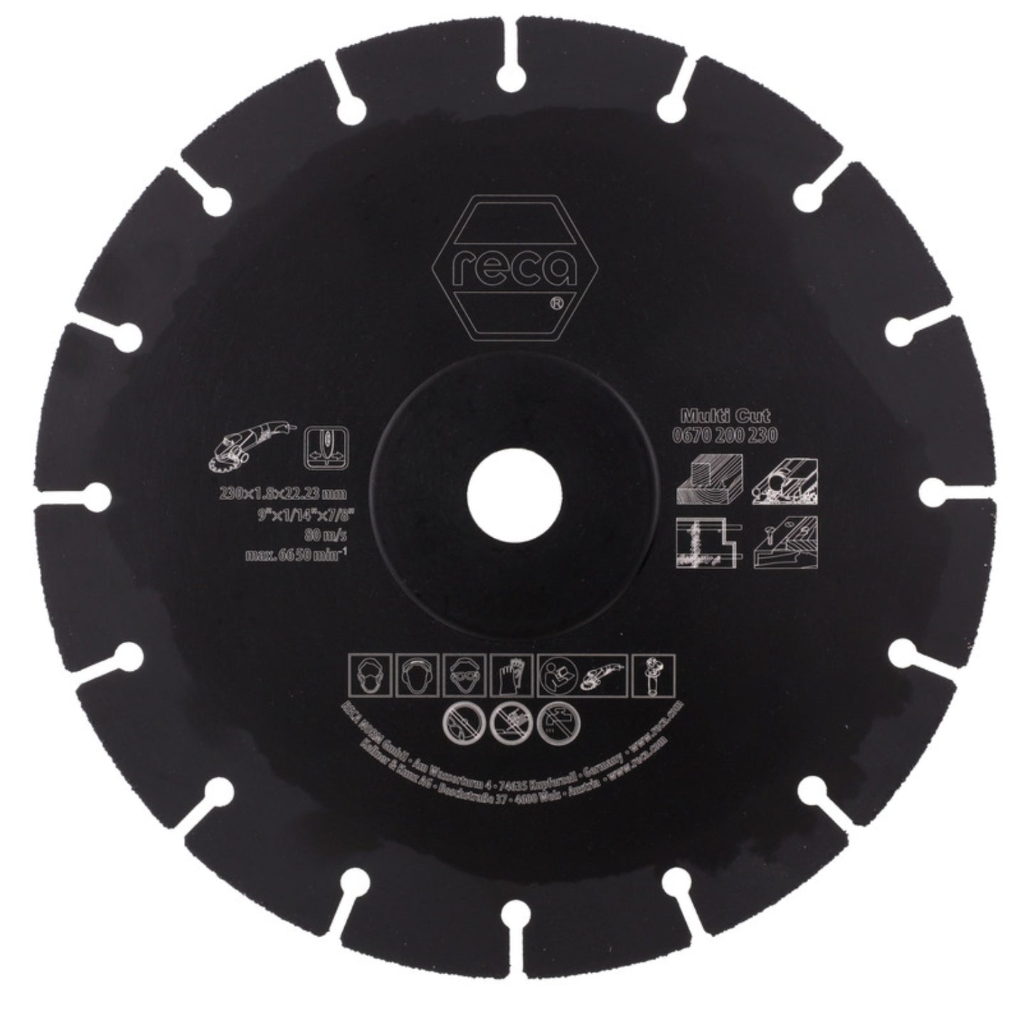 Reca - Multi Cut Trennscheibe hartmetallbestückt