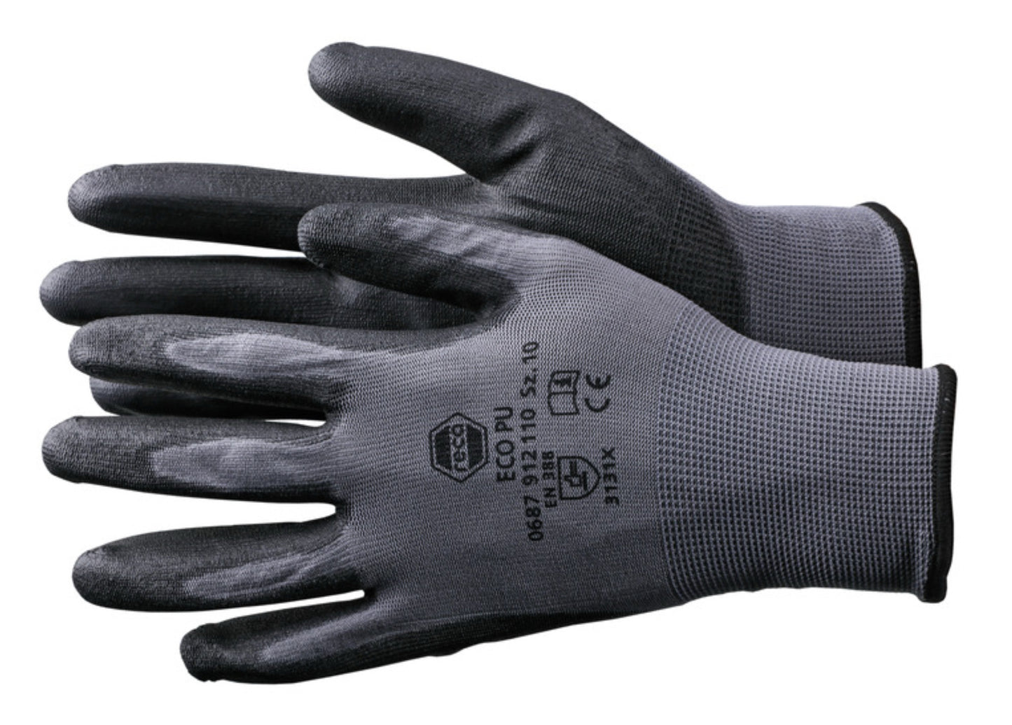 120x Reca - ECO PU Polyester Montagehandschuhe