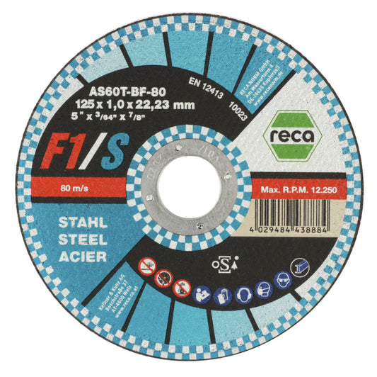 25x Reca - F1/s Trennscheiben für Stahl gerade